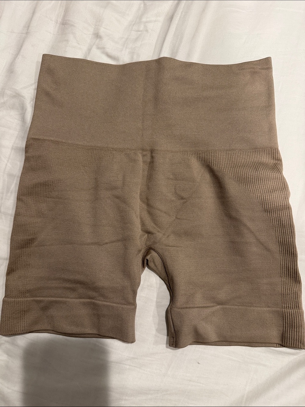 SET Active High-Waist Seamless Shorts - Taupe